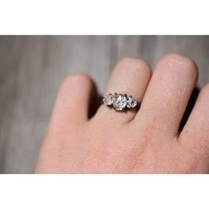 Raw Crystal Ring, Raw Stone Ring, Rings for Women, Stacking Ring, Raw Ge…